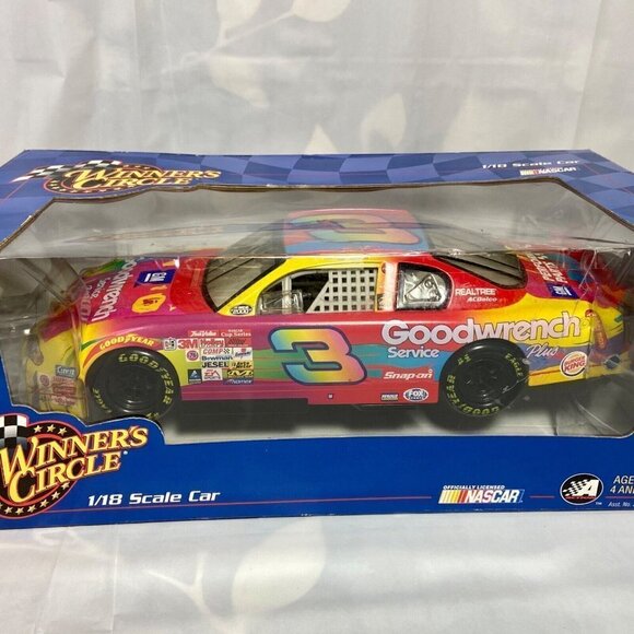 Winner's Circle NASCAR Dale Earnhardt #3 Goodwrench GM Peter Max 1:18 Car 2002 - Picture 8 of 12